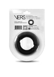 Vers Liquid Silicone Ball Stretcher Weighted Steel Core - Black
