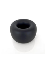 Vers Liquid Silicone Ball Stretcher Steel Motion Balls - Black