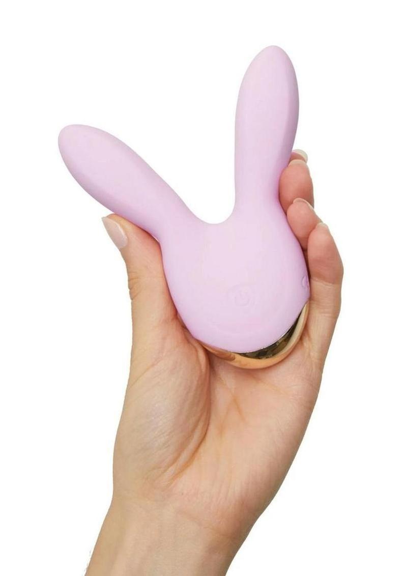 Hear Me Baby Rechargeable Silicone Clitoral Stimulator - Baby Pink