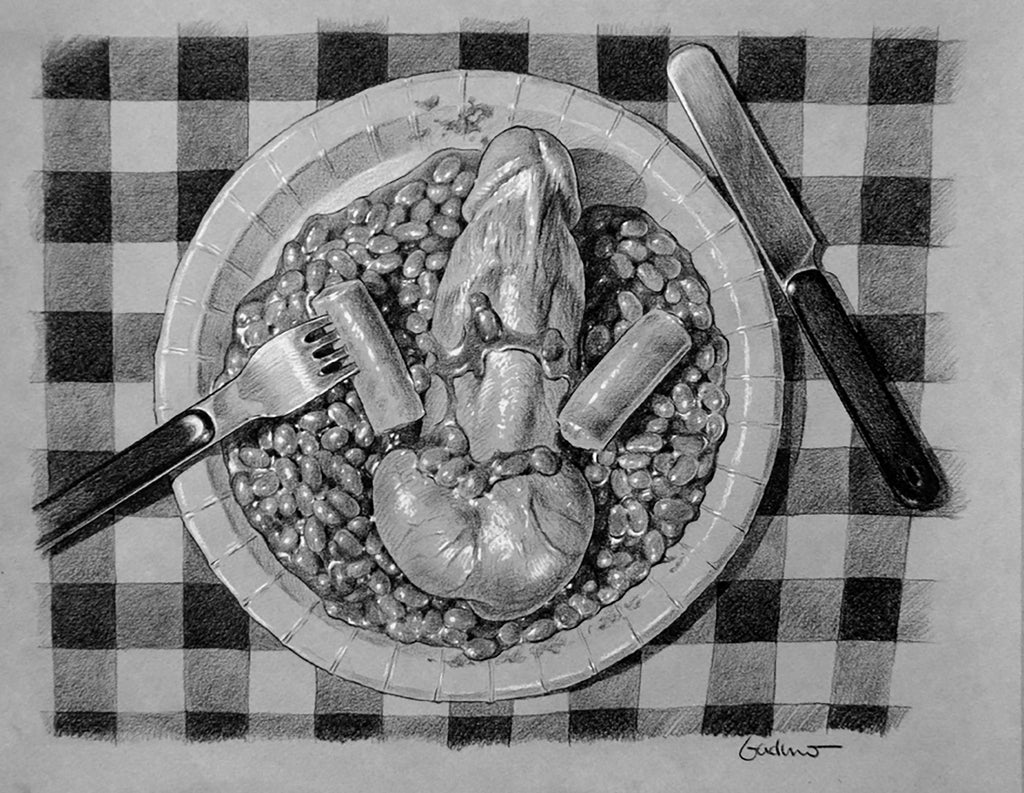 Victor Gadino, Pork and Beans, 2016