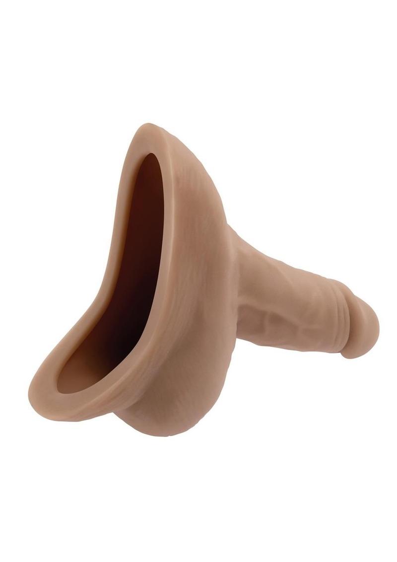 Gender X TPE Stand to Pee Hollow Dong - Caramel