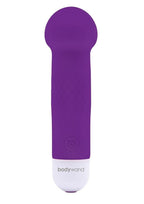 Bodywand Mini Pocket Wand Rechargeable Silicone Massager - Neon Purple
