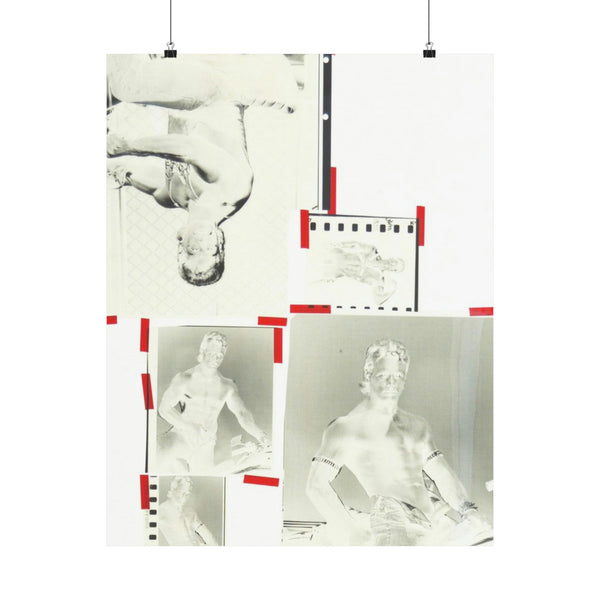 90S VINTAGE GAY PORN TRANSPARENCY Matte Vertical Poster #12