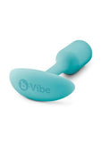 B-Vibe Snug Plug 1 Silicone Weighted Butt Plug - Mint Green