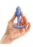 B-Vibe Snug Plug 1 Silicone Weighted Butt Plug - Violet