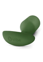 B-Vibe Snug Plug 4 Silicone Weighted Anal Plug - Army Green