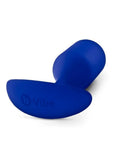B-Vibe Snug Plug 4 Silicone Weighted Anal Plug - Navy