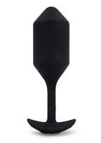 B-Vibe Vibrating Snug Plug 4 Rechargeable Silicone Anal Plug - Black