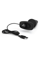 B-Vibe Rimming XL Rechargeable Silicone Anal Plug with Remote Control - XLarge - Black