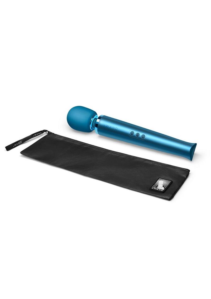 Le Wand Rechargeable Silicone Massager - Pacific Blue