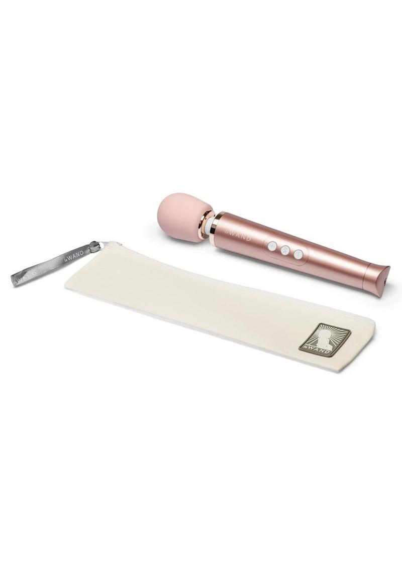 Le Wand Petite Rechargeable Silicone Vibrating Massager - Rose Gold