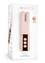 Le Wand Deux Silicone Rechargeable Clitoral Vibrator - Rose Gold