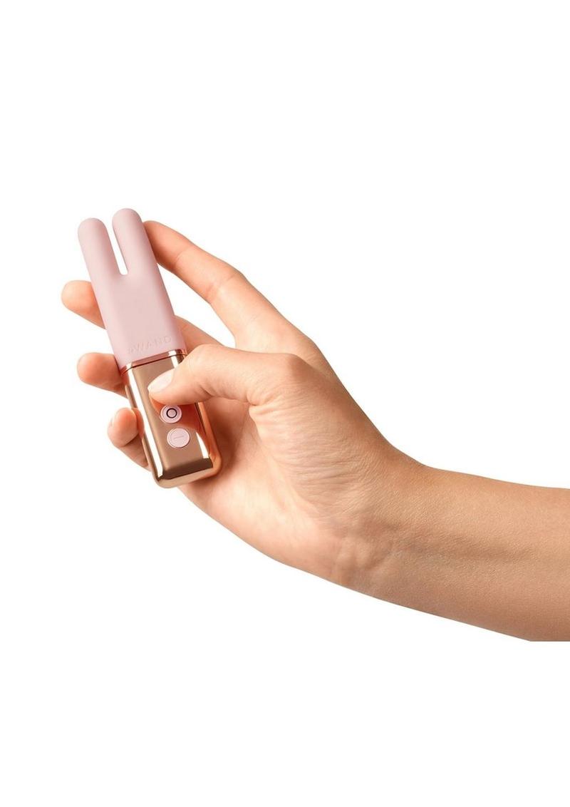 Le Wand Deux Silicone Rechargeable Clitoral Vibrator - Rose Gold