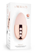 Le Wand Point Rechargeable Silicone Contoured Mini Massager - Rose Gold