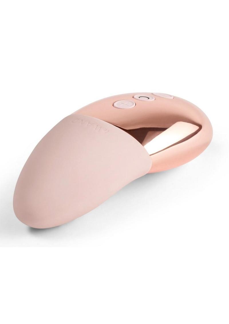 Le Wand Point Rechargeable Silicone Contoured Mini Massager - Rose Gold