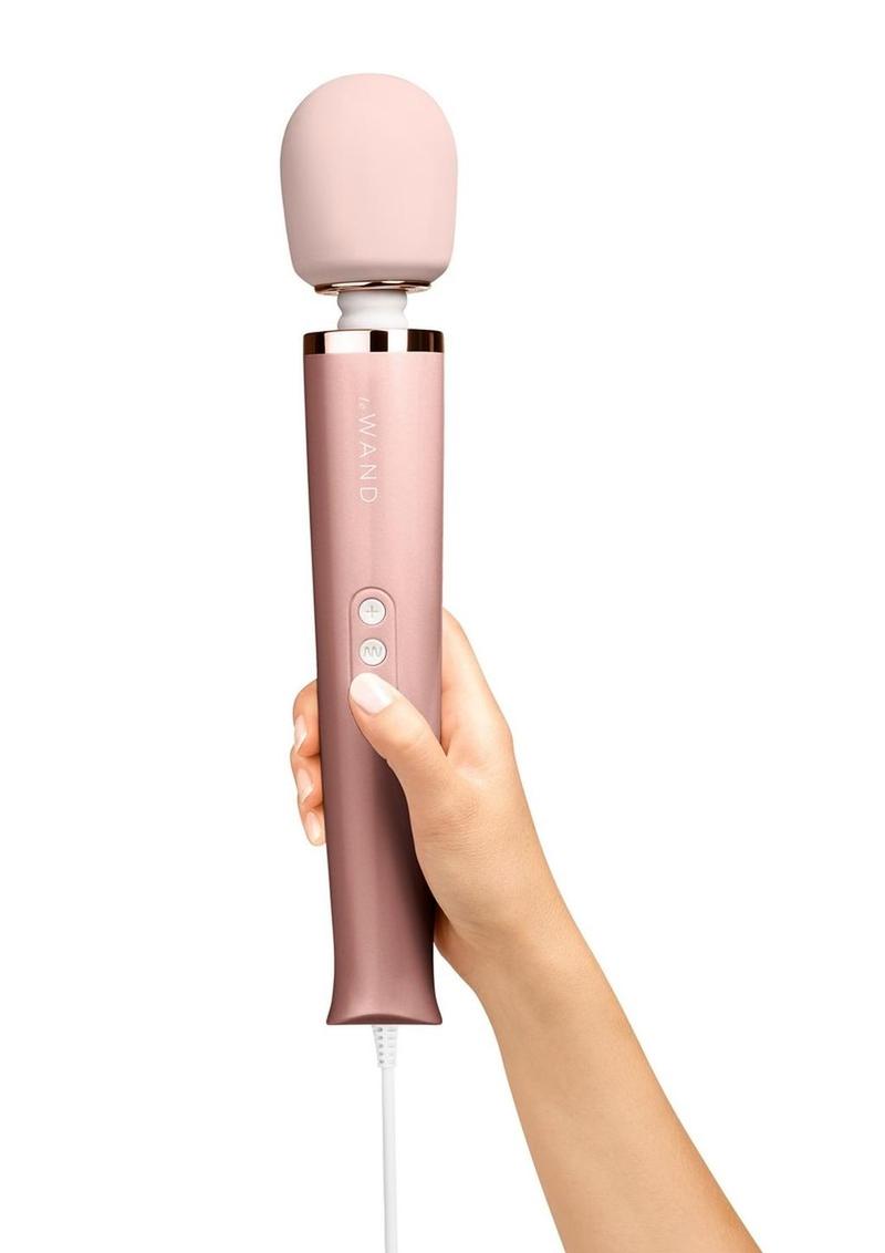 Le Wand Plugin Vibrating Massager - Rose Gold