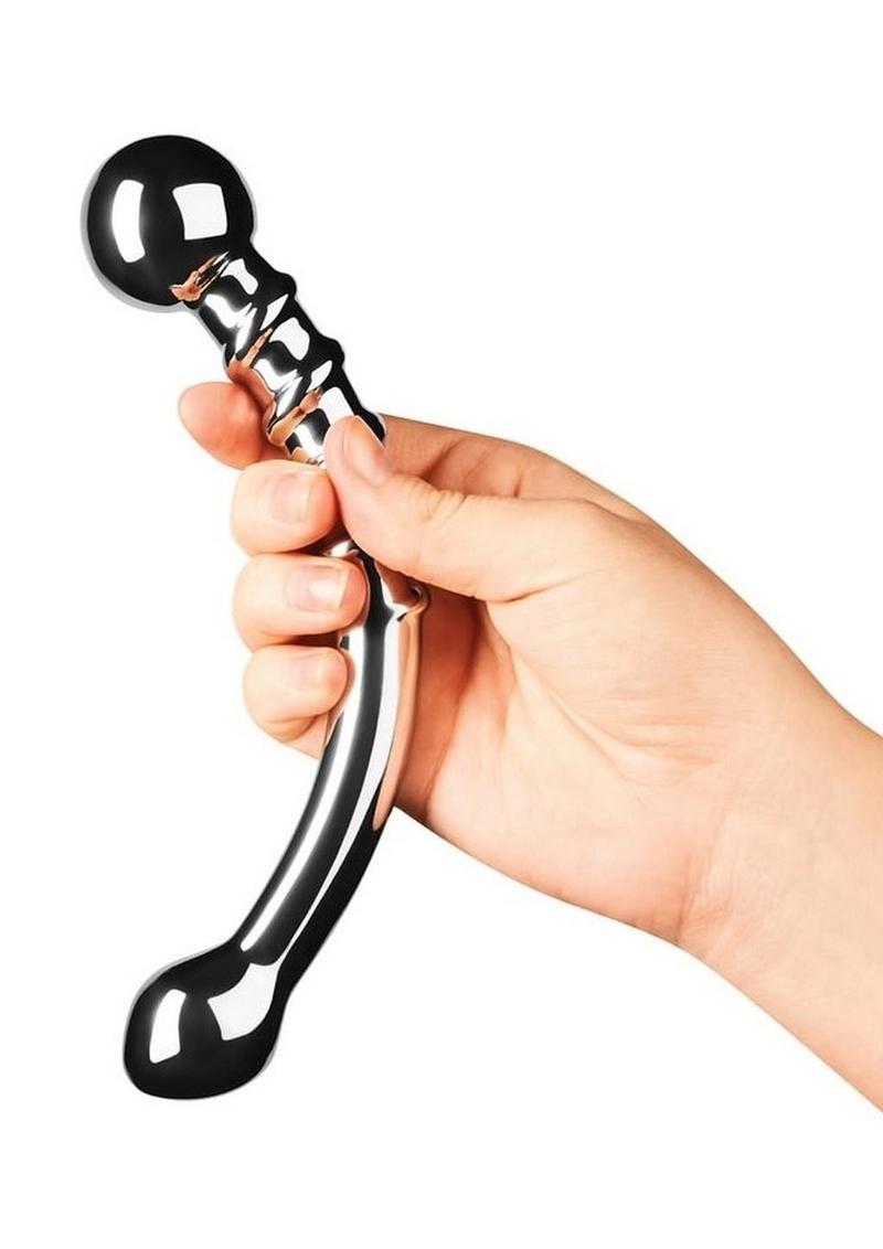 Le Wand Bow Dual End Dildo - Stainless Steel