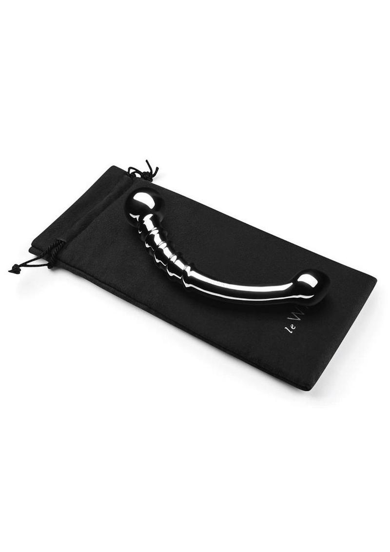Le Wand Bow Dual End Dildo - Stainless Steel
