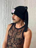 LOVERBOY BY CHARLES JEFFREY CHUNKY RABBIT BEANIE