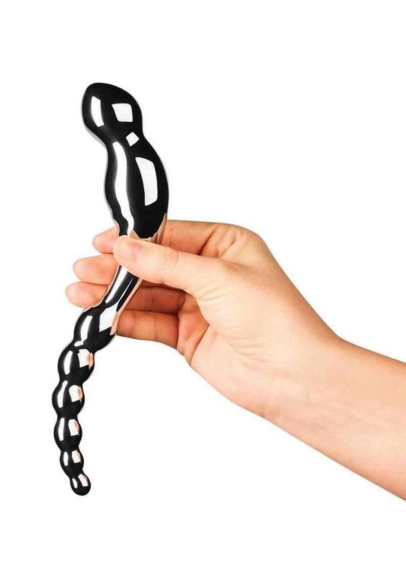 Le Wand Swerve Dual End Probe - Stainless Steel