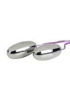 Dual Bunny Teaser Bullet with Wired Remote Control - Purple