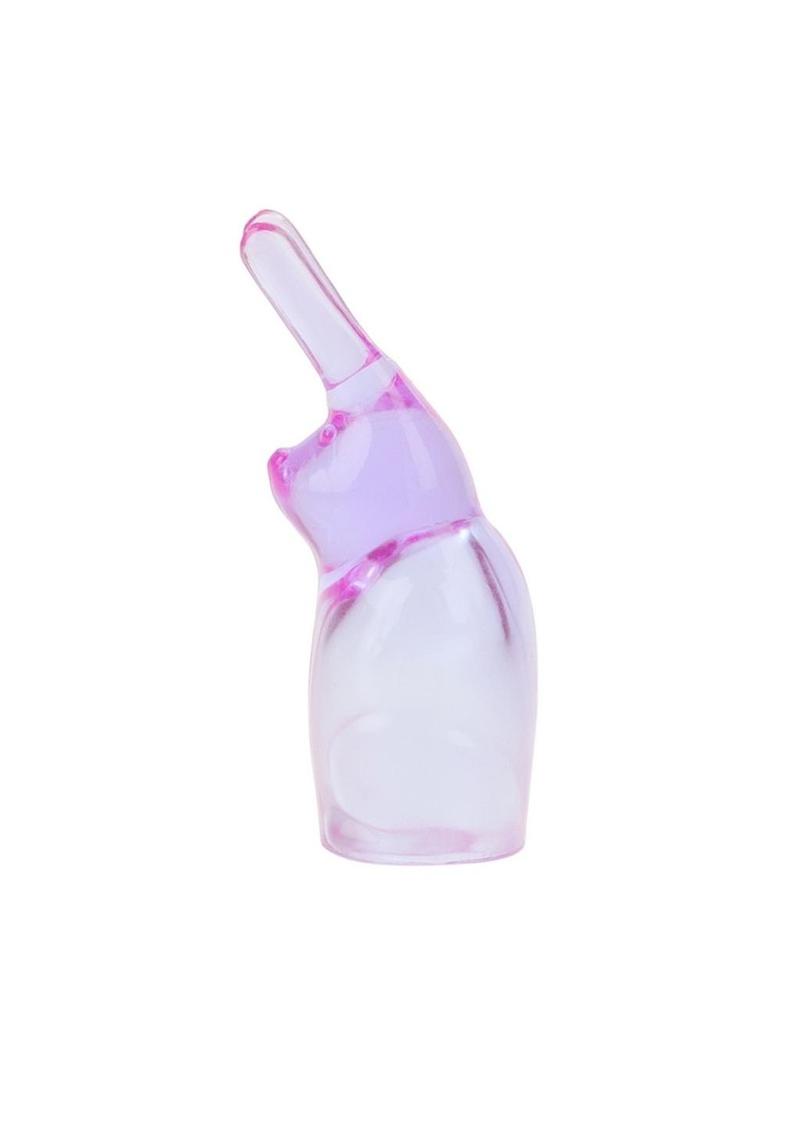 Dual Bunny Teaser Bullet with Wired Remote Control - Purple