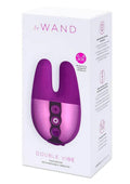 Le Wand Double Vibe Rechargeable Silicone Vibrator - Cherry