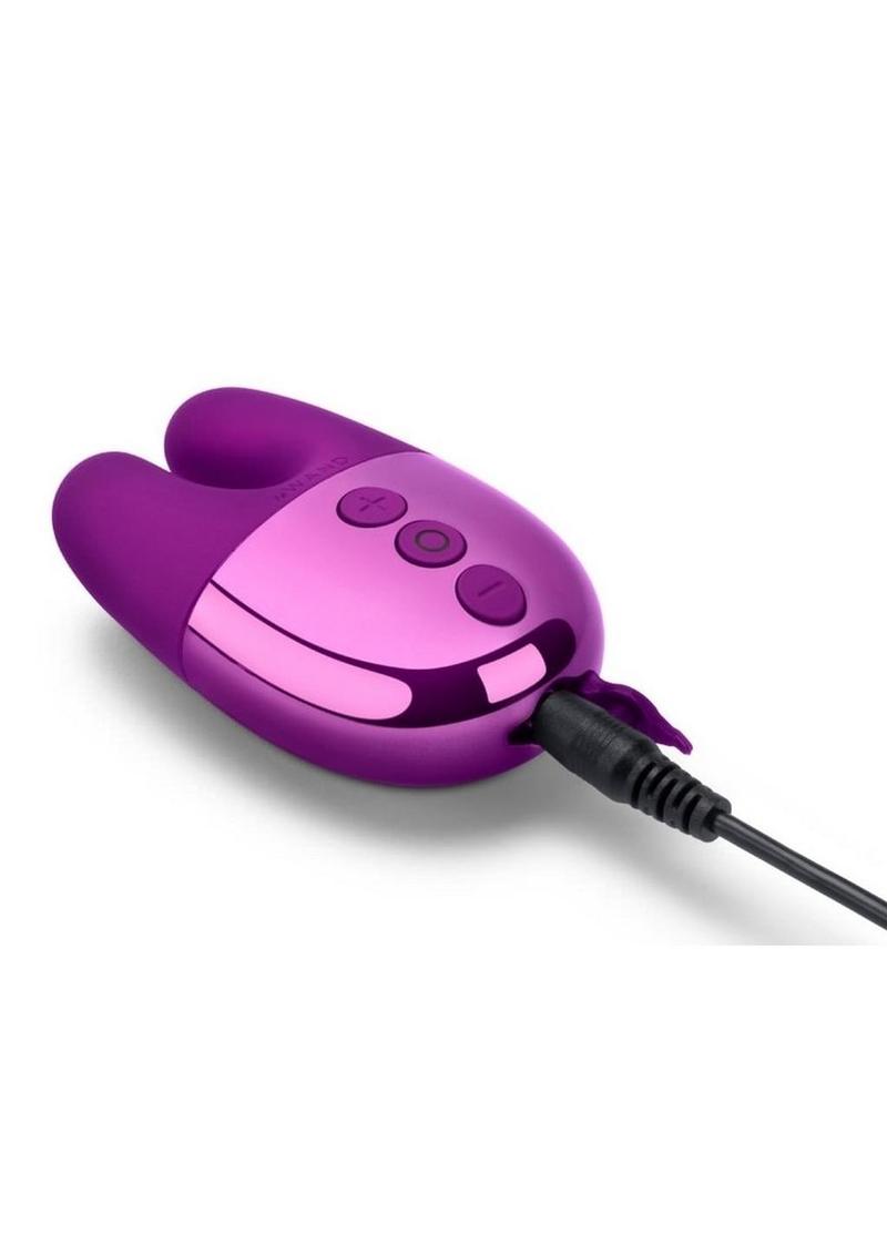 Le Wand Double Vibe Rechargeable Silicone Vibrator - Cherry