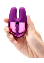 Le Wand Double Vibe Rechargeable Silicone Vibrator - Cherry
