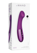 Le Wand Gee Rechargeable Silicone Body G-Spot Vibrator - Cherry