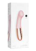 Le Wand Gee Rechargeable Silicone G-Spot Vibrator- Rose Gold
