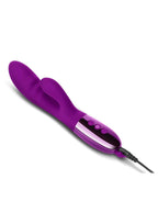 Le Wand Blend Rechargeable Silicone Rabbit Vibrator - Cherry