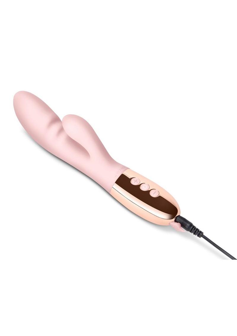 Le Wand Blend Rechargeable Silicone Rabbit Vibrator - Rose Gold