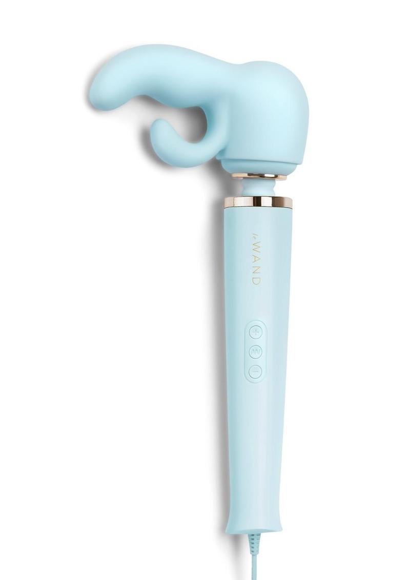 Le Wand Dual Weighted Silicone Attachment - Blue