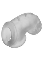 Oxballs Airlock Air-Lite Vented Silicone Chastity - Clear Ice