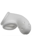 Oxballs Airlock Air-Lite Vented Silicone Chastity - White Ice
