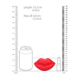 Bright Red Lip-Shaped Kiss Bar Soap