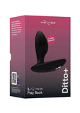 We-Vibe Ditto+ Vibrating Butt Plug - Satin Black