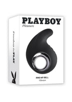 Playboy Ring my Bell Rechargeable Silicone Vibrator - Black
