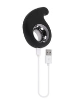 Playboy Ring my Bell Rechargeable Silicone Vibrator - Black
