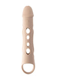 Zero Tolerance Big Boy Extender Rechargeable Silicone Penis Extension with Remote Control - Vanilla