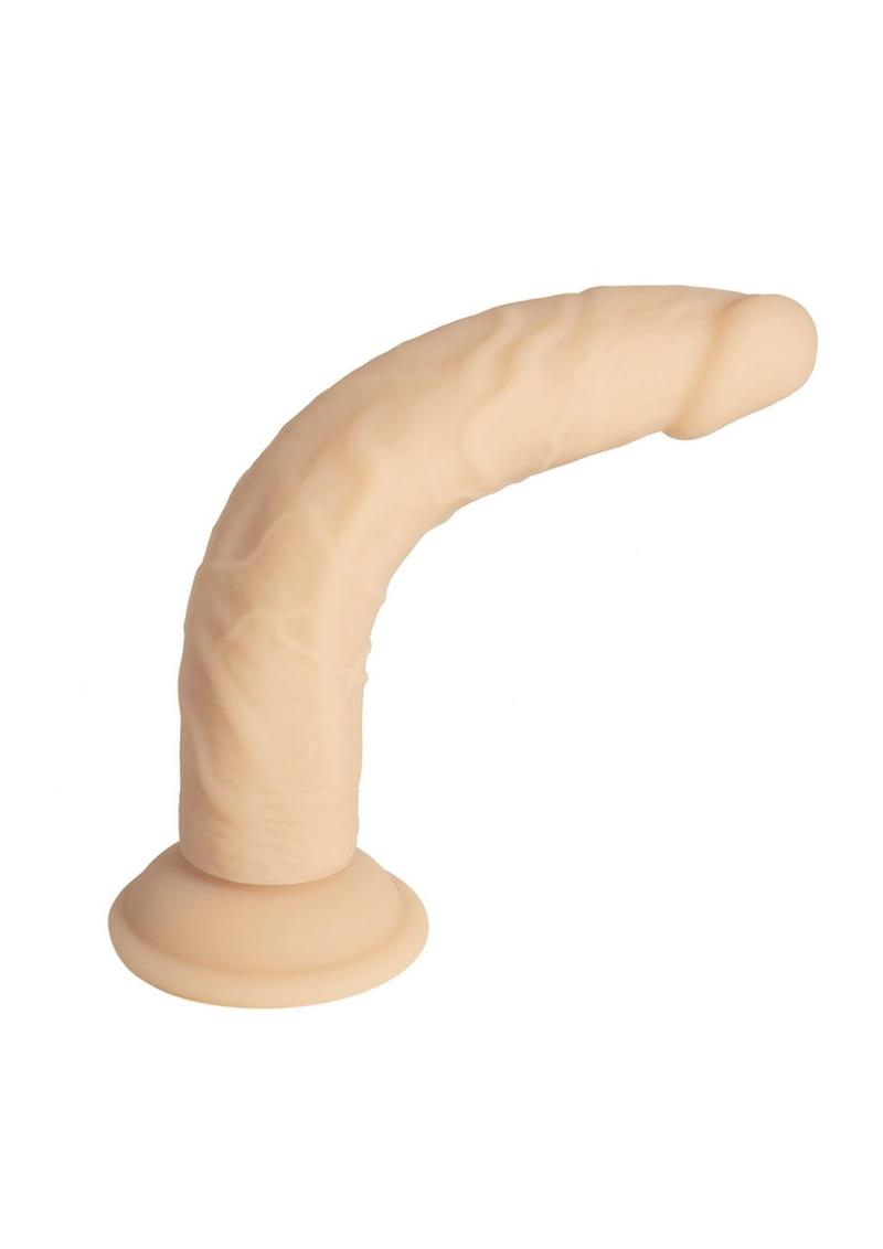 Naked Addiction Silicone Dual Density Bendable Dildo 9in - Vanilla