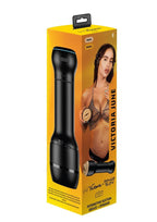 Kiiroo Powerblow & Feel Victoria June Stroker Kit - Mouth - Black/Vanilla