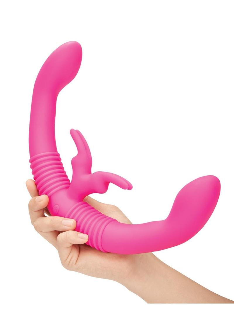 Together Toy Silicone Rechargeable Echo Function Vibrator for Couples - Pink
