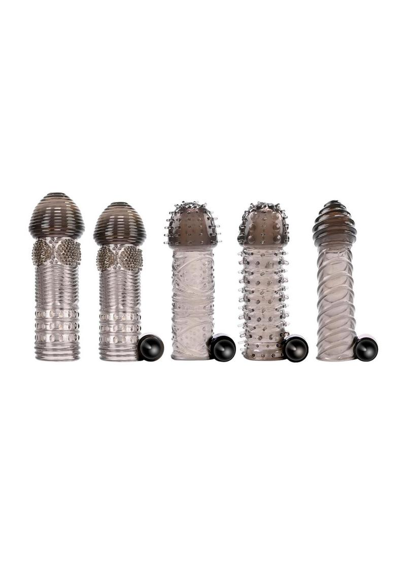 Selopa Choose Your Adventure Penis Sleeve Set (5 Piece) - Gray