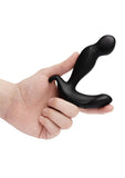 B-Vibe 360 Plug Rechargeable Silicone Rotating and Vibrating Prostate Stimulator with Remote Control - Black