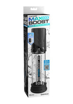 Pump Worx Max Boost Penis Pump - Black/Clear