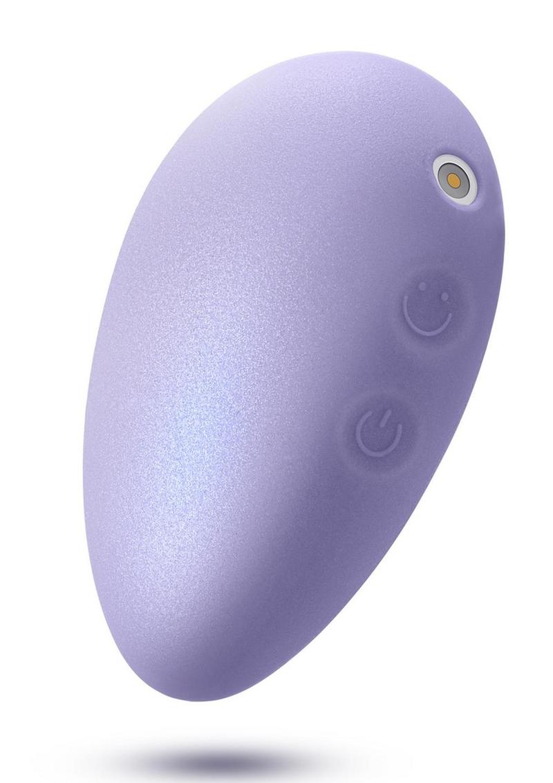 Wellness Serene Vibe Rechargeable Silicone Vibrating Massager with Remote Control - Lavender
