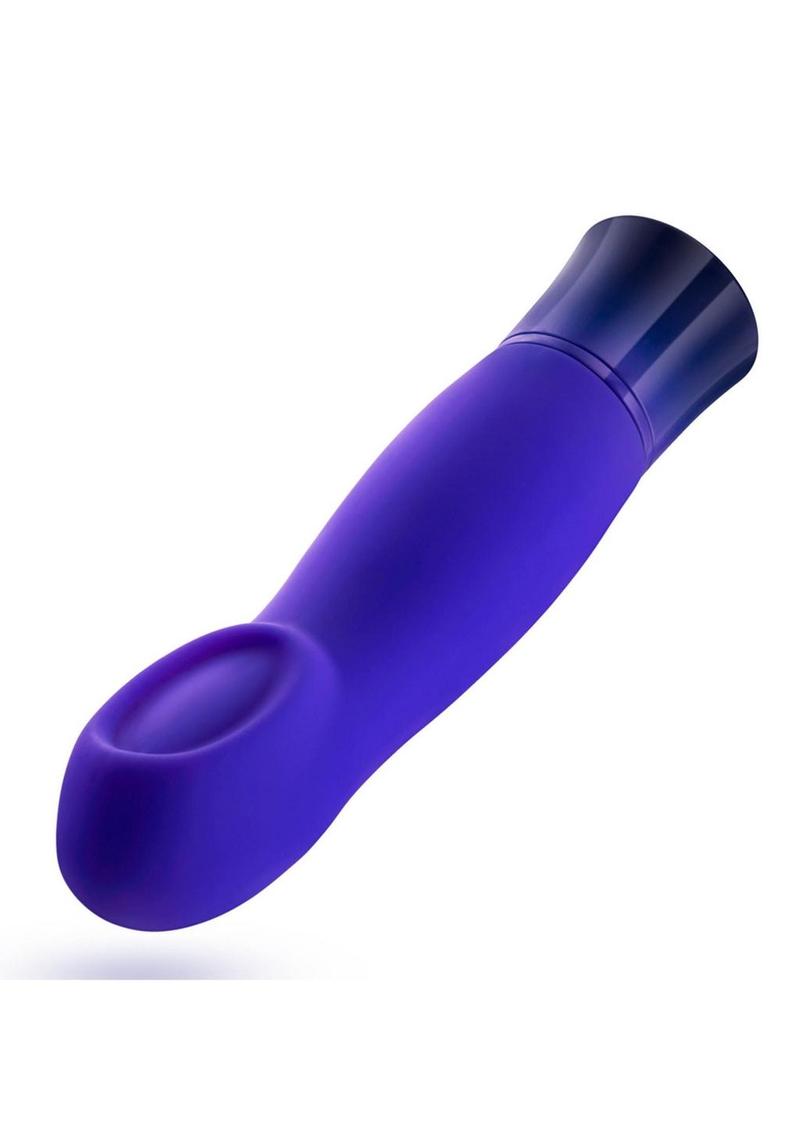 Oh My Gem Mystery Rechargeable Silicone G-Spot Vibrator - Sapphire