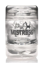 Mistress Double Shot Mouth & Pussy Stroker - Clear